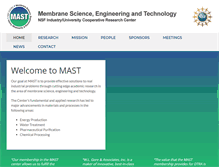 Tablet Screenshot of mastcenter.org